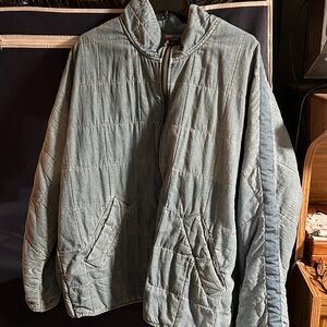 NWT!! Free People Dolman Quilted Denim Jacket sz XL